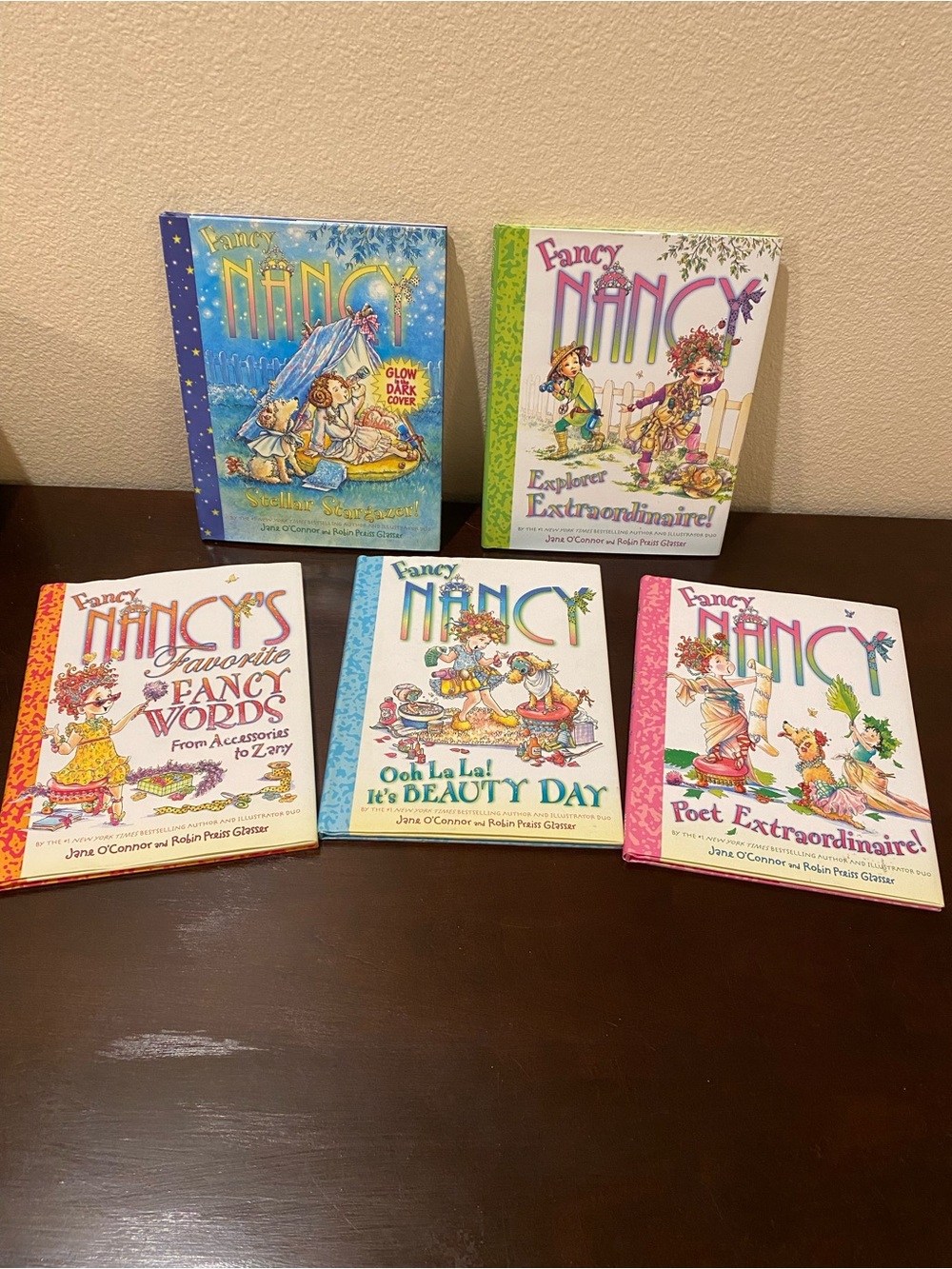 Fancy Nancy Hardcover w/ Glittery Jackets Book Lot of 5 by Jane O'Connor  $65 RV